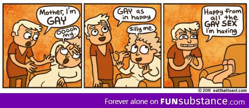 Happily gay