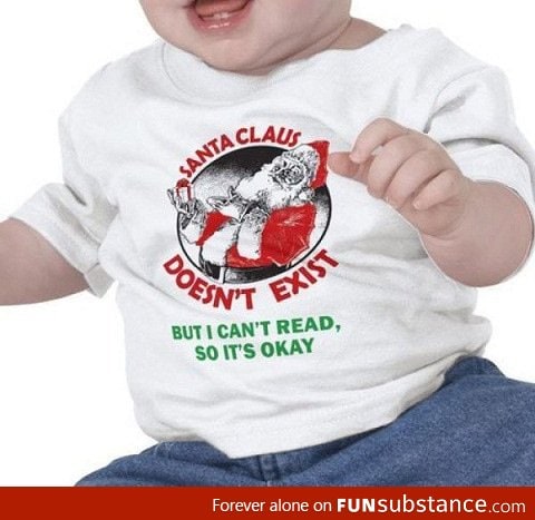 But I can't read, so it's okay