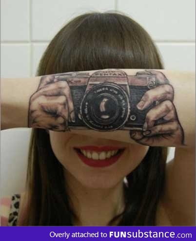 Camera tattoo