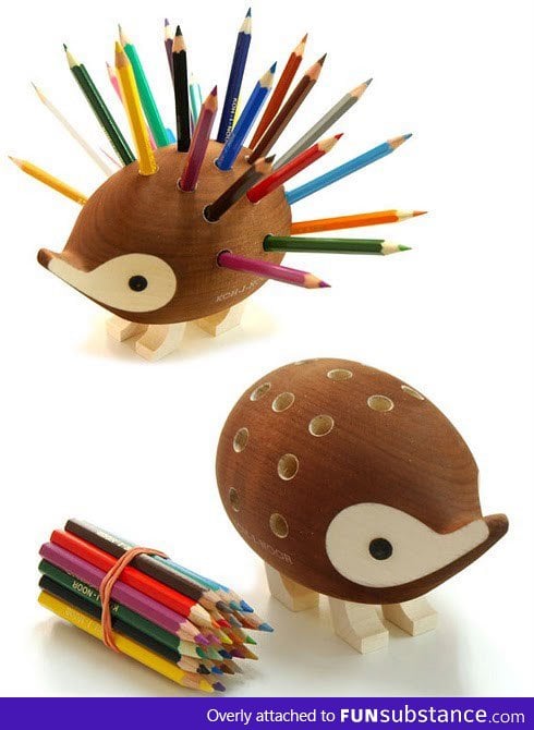 Porcupine Pencil Holder