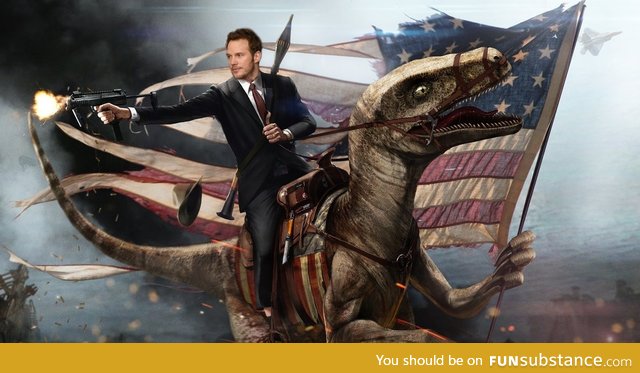 By far my favourite picture of Chris Pratt on the Internet
