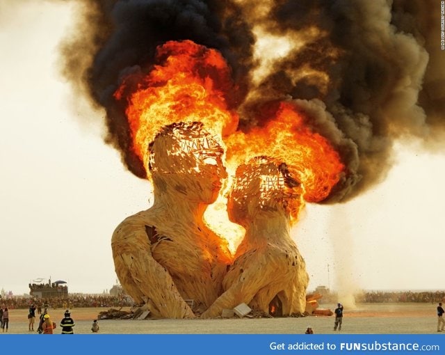 Burning Man has come a LONG way since the early stick figures