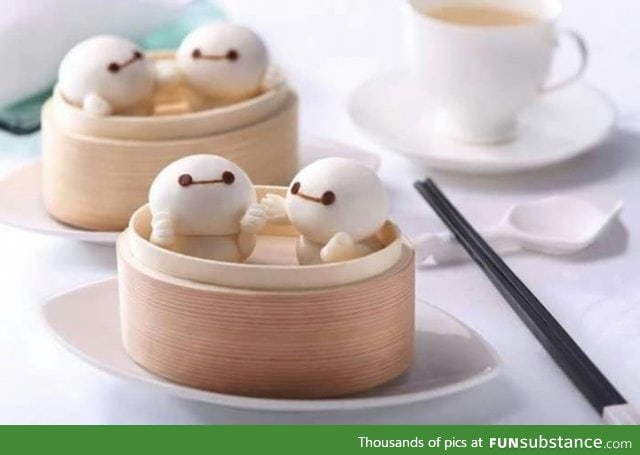 Just some cute baymax dumplings