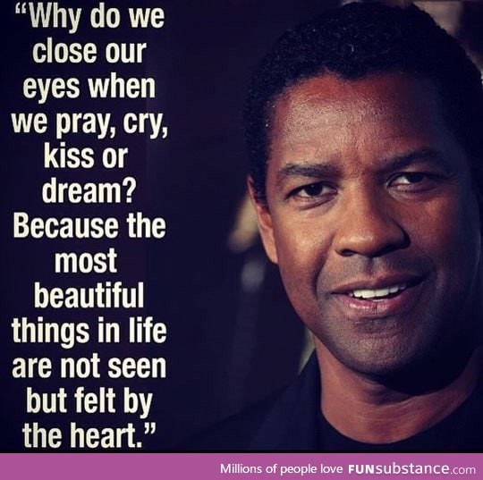 A beautiful quote by denzel washington