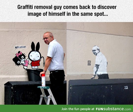 Graffiti removal guy