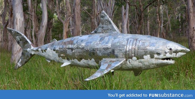 Scrap metal shark