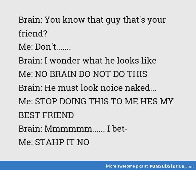 My brain every time I make a male friend