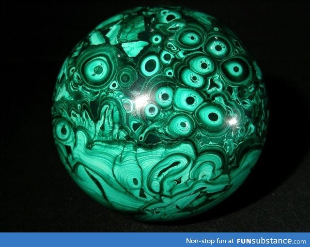 Malachite sphere