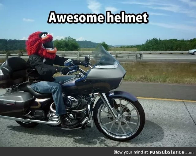 Awesome helmet