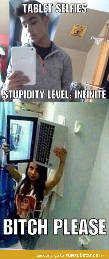 Stupid selfies: a whole new level