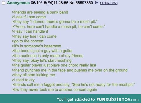 Anon is in a Moshpit