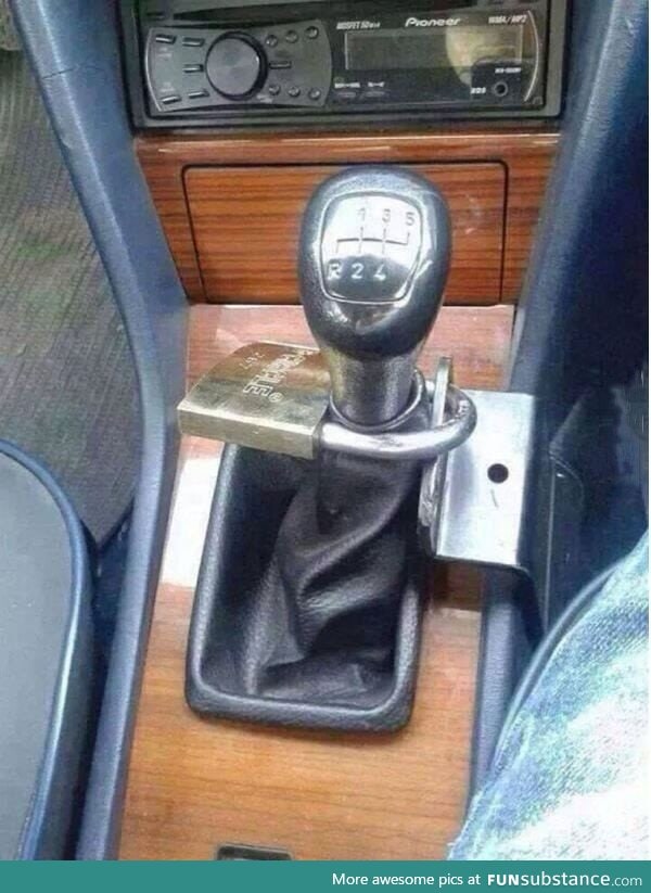 This is the best car anti-theft system I've ever seen