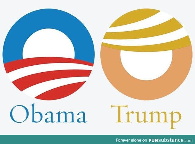 Obama's logo got Trump'd