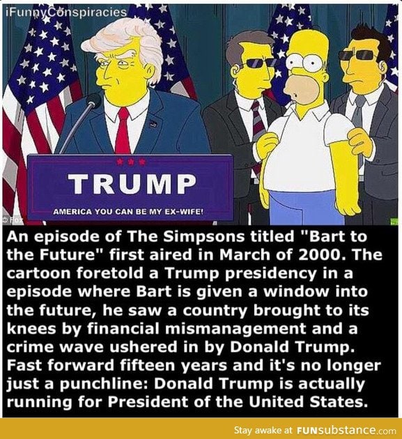 Simpsons predicted it