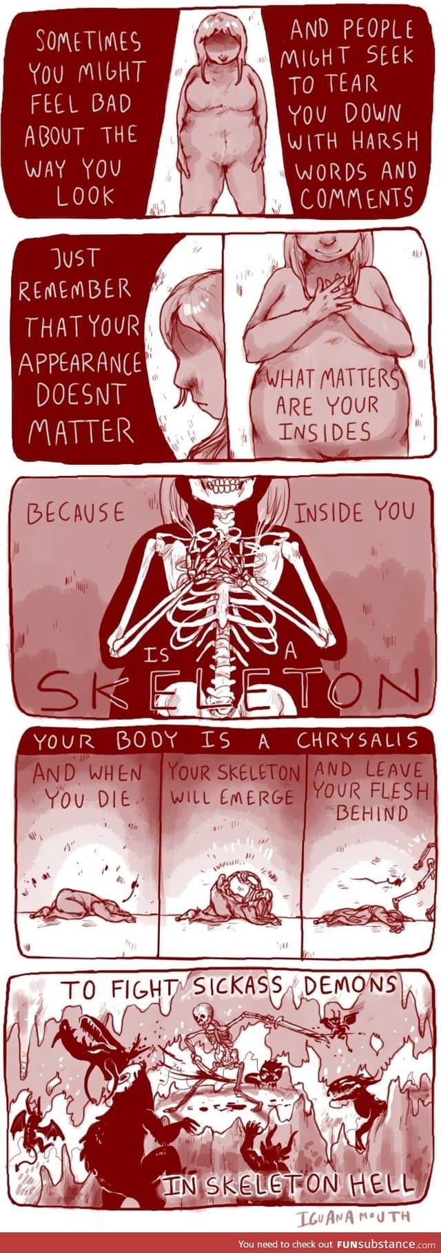 Remember this if people call you fat or skinny