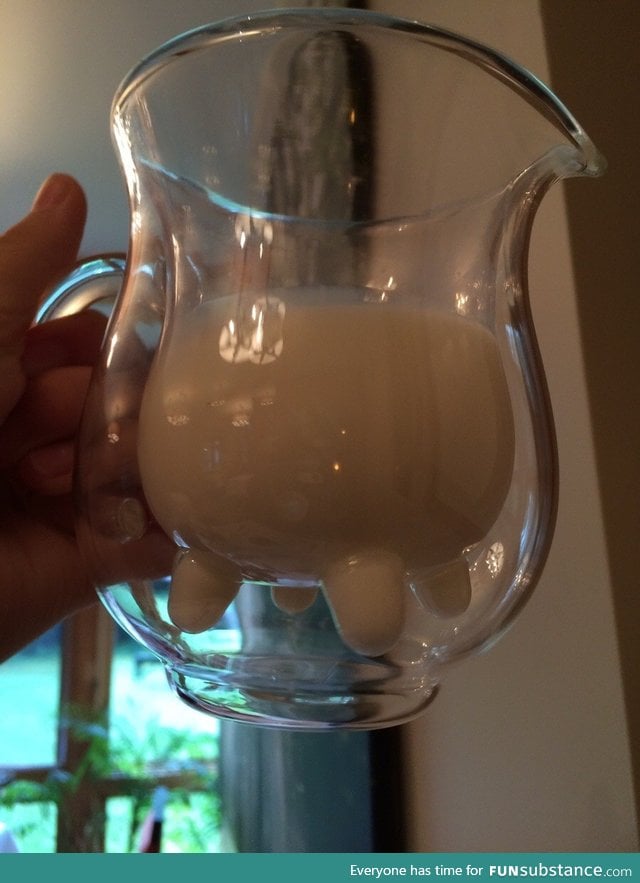 This tiny milk pot has tiny udders