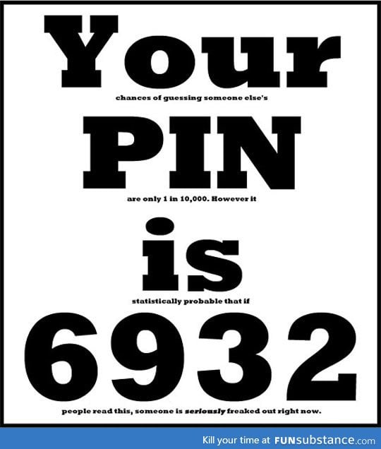 Your pin is...