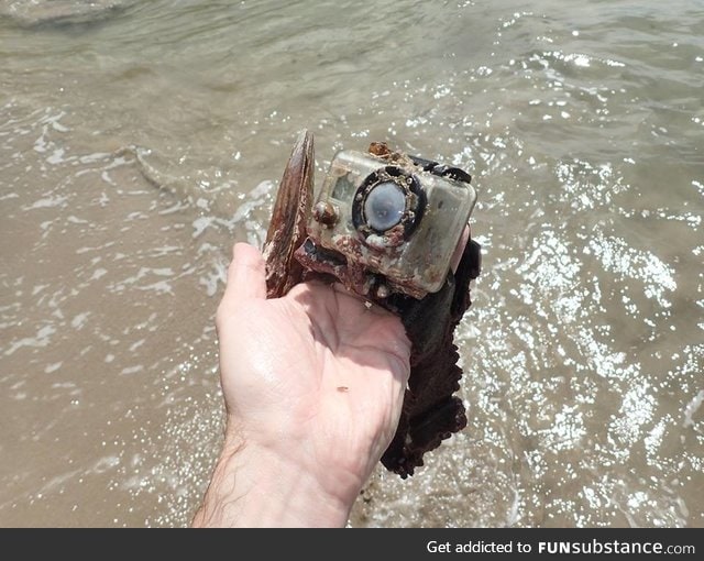 GoPro found underwater submerged for over 6 years - and still working!