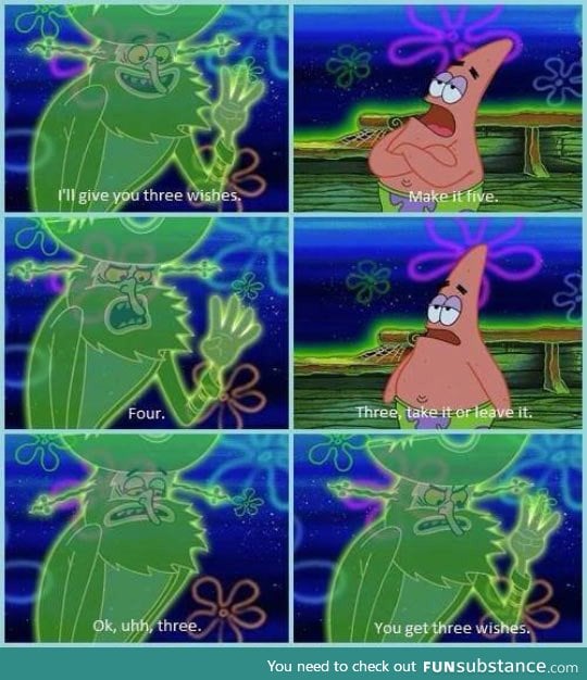Negotiation level: Patrick