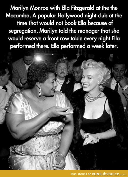 Something You Probably Didn't Know About Marilyn And Ella