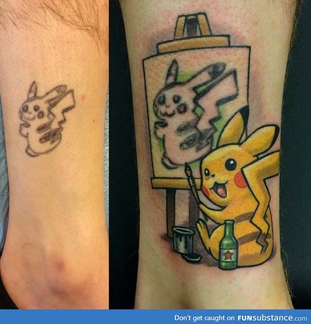 Best cover-up for a bad tattoo I've seen in a while