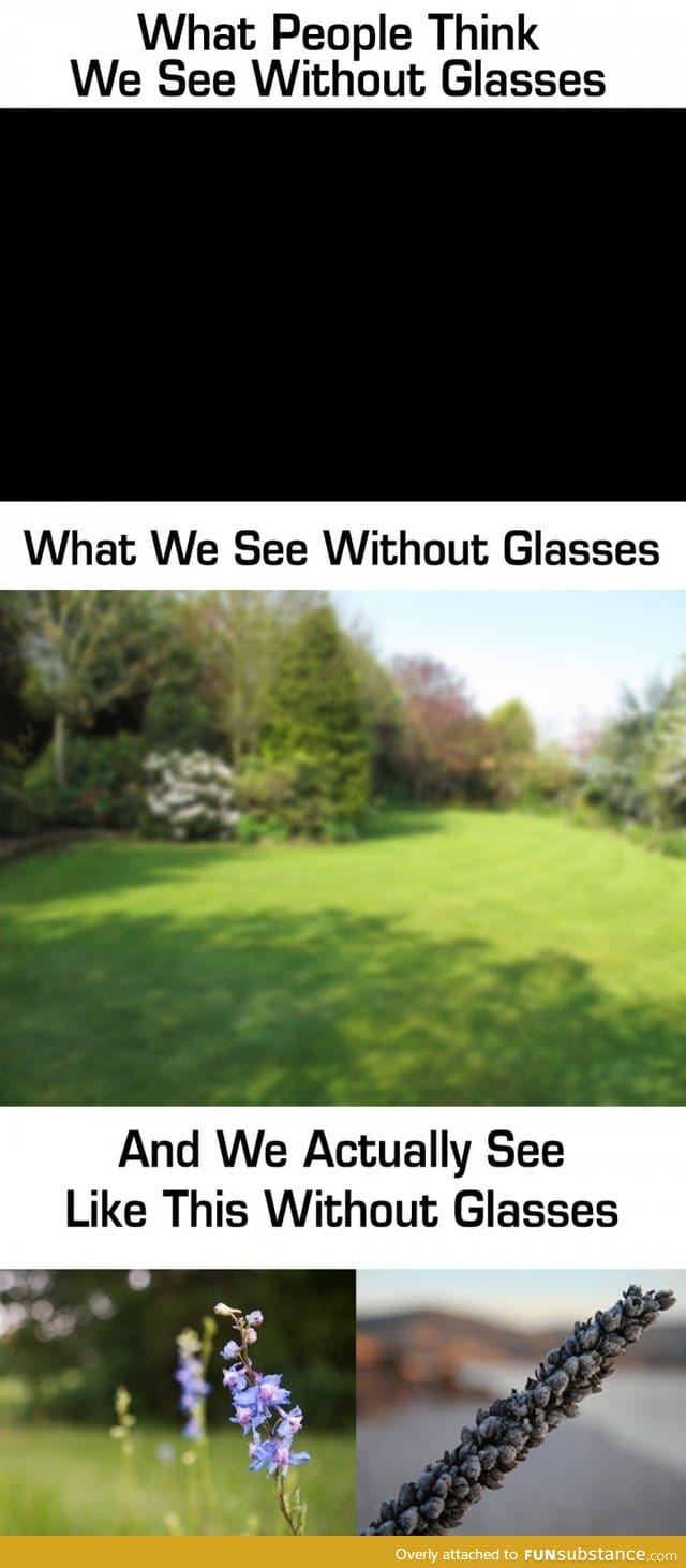 What we see without glasses