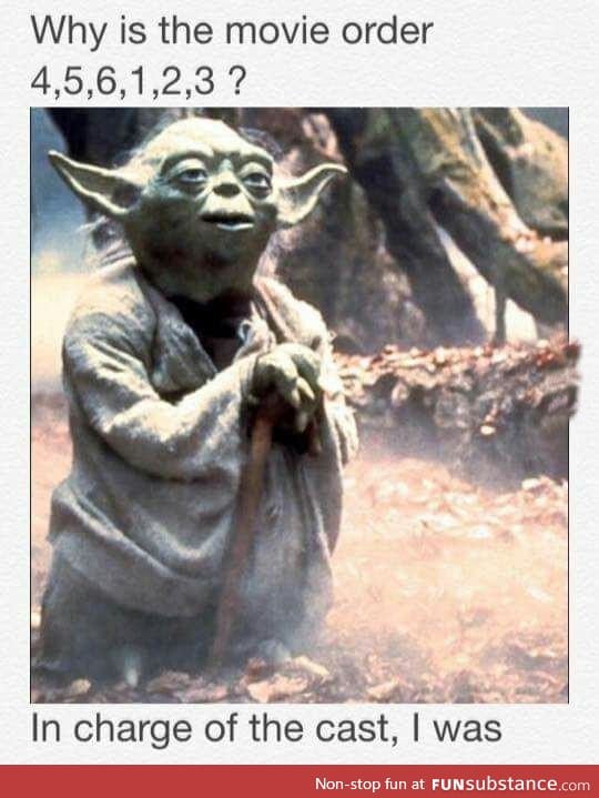 Yoda in charge