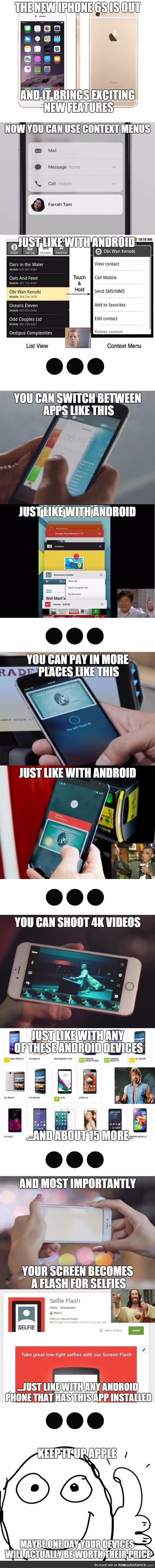 Apple innovation... From Android