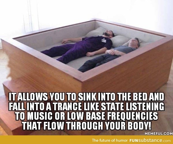 Sonic Bed with Speakers