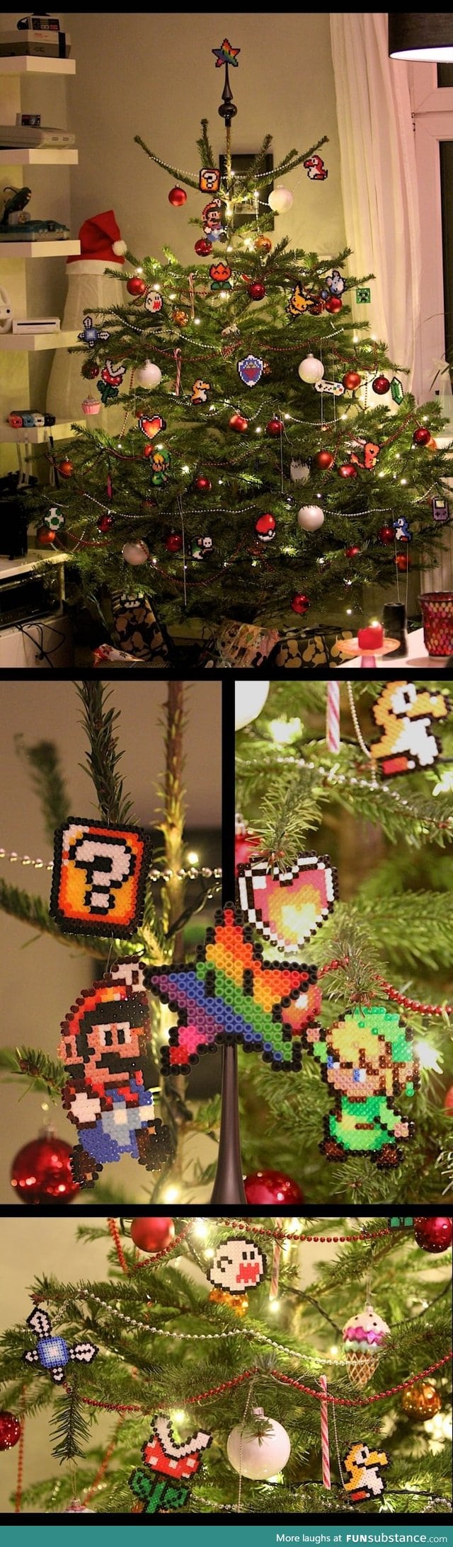 A Super Mario Christmas Tree