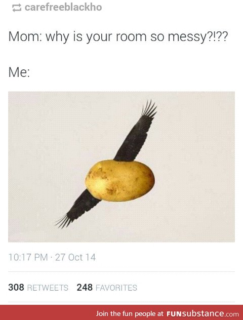I am a free potato