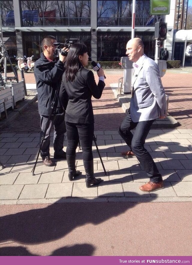It's not easy getting interviewed by Chinese people when you're Dutch.