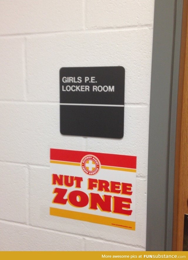 Nut free zone