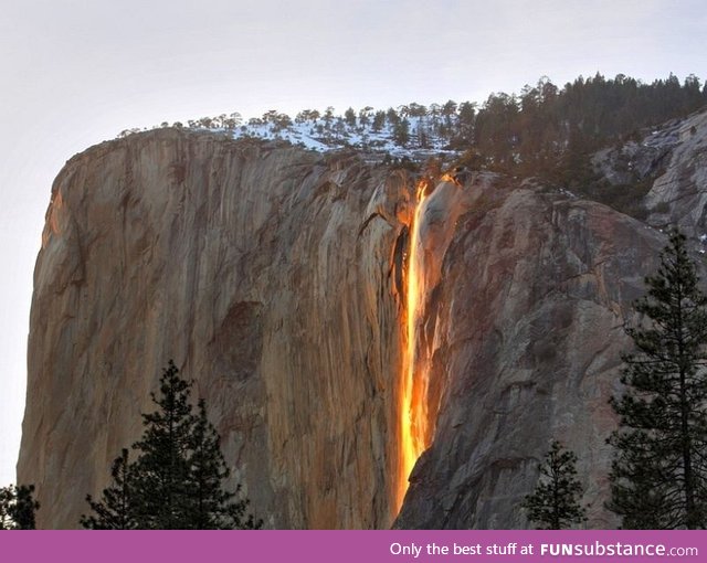 The Horsetail Firefall of Yosemite