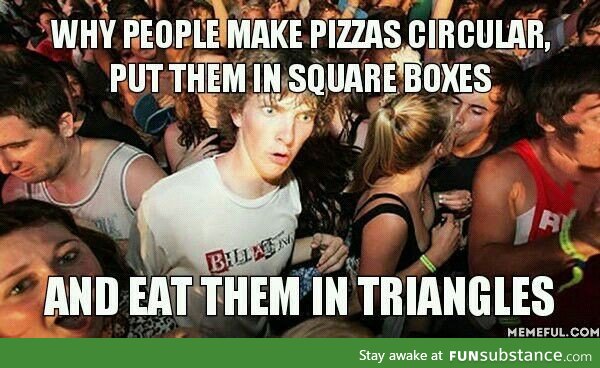 Eating pizzas deserves some thinking