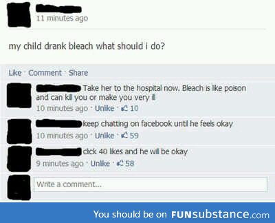 Facebook medical advice