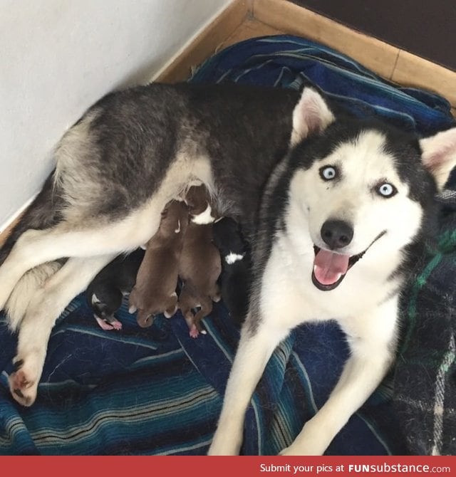 Just a proud and happy mother :)