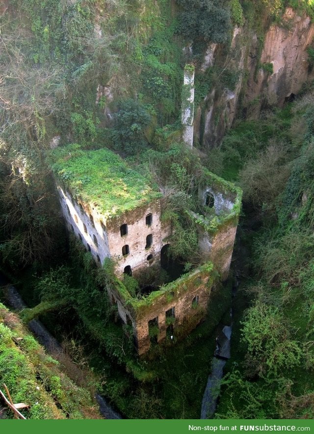 Abandoned mill from 1866