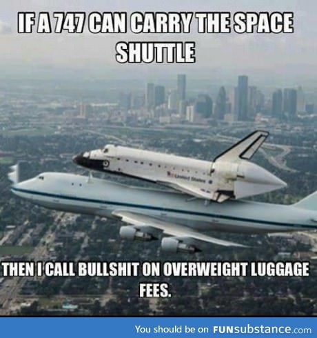 Luggage fees are bullsh*t