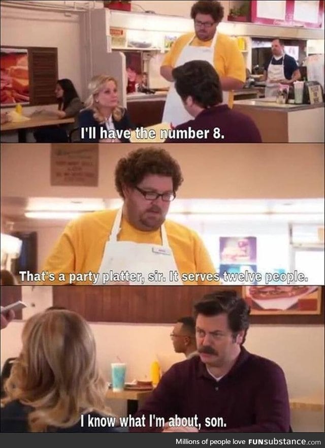 Ron Swanson knows what's up
