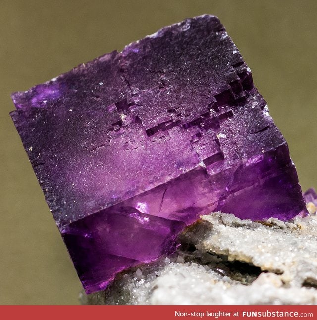 Violet fluorite