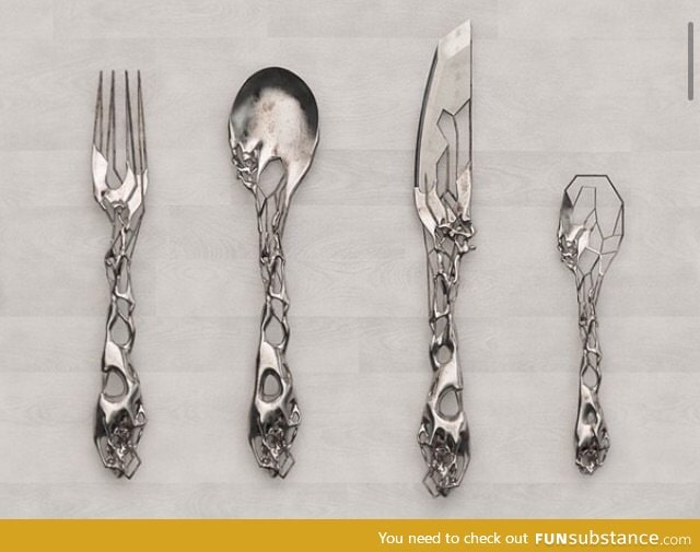 Silverware by Tim Burton. Now available at Macy's.