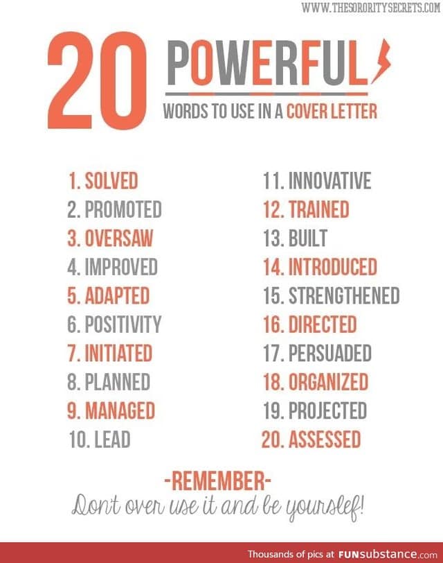 20 Powerful Words to Use in a Resume