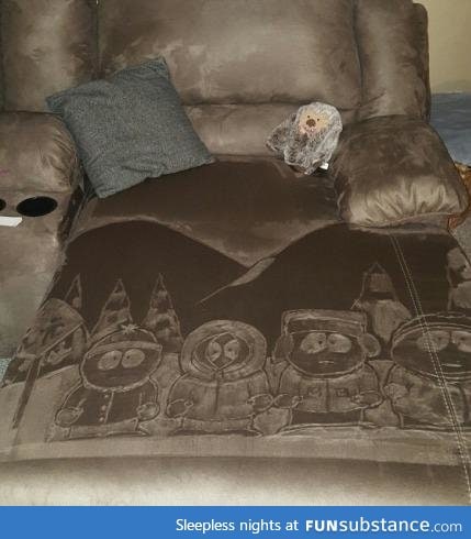 South park couch art