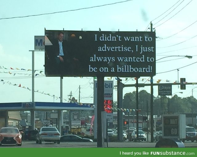 Small town doctor has a new billboard