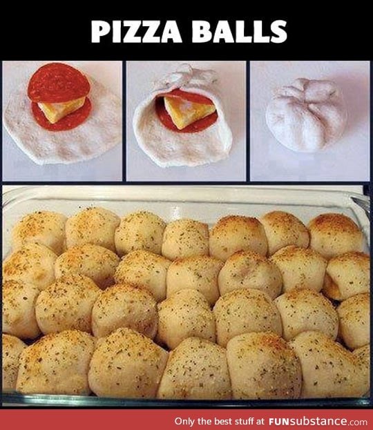 Making pizza balls