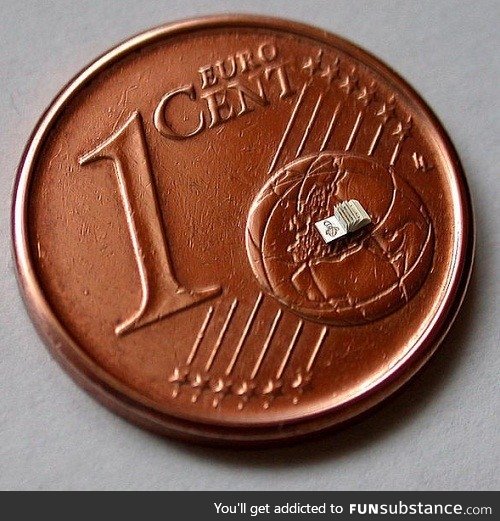 The World's Smallest Book. Cent for Scale