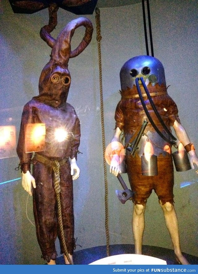 Early diving equipment