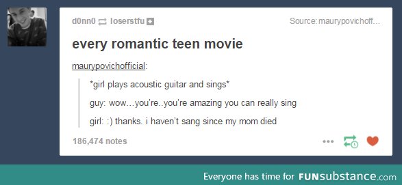 Every romantic teen movie