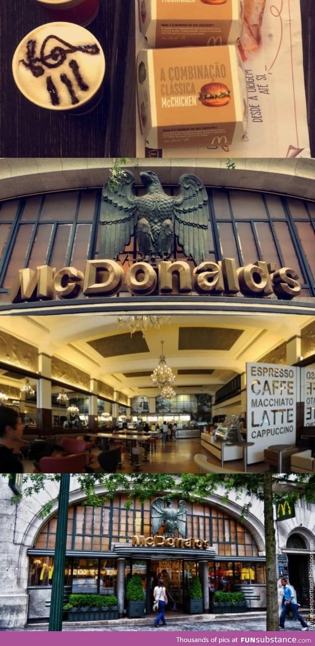 Stunning McDonalds in Porto!